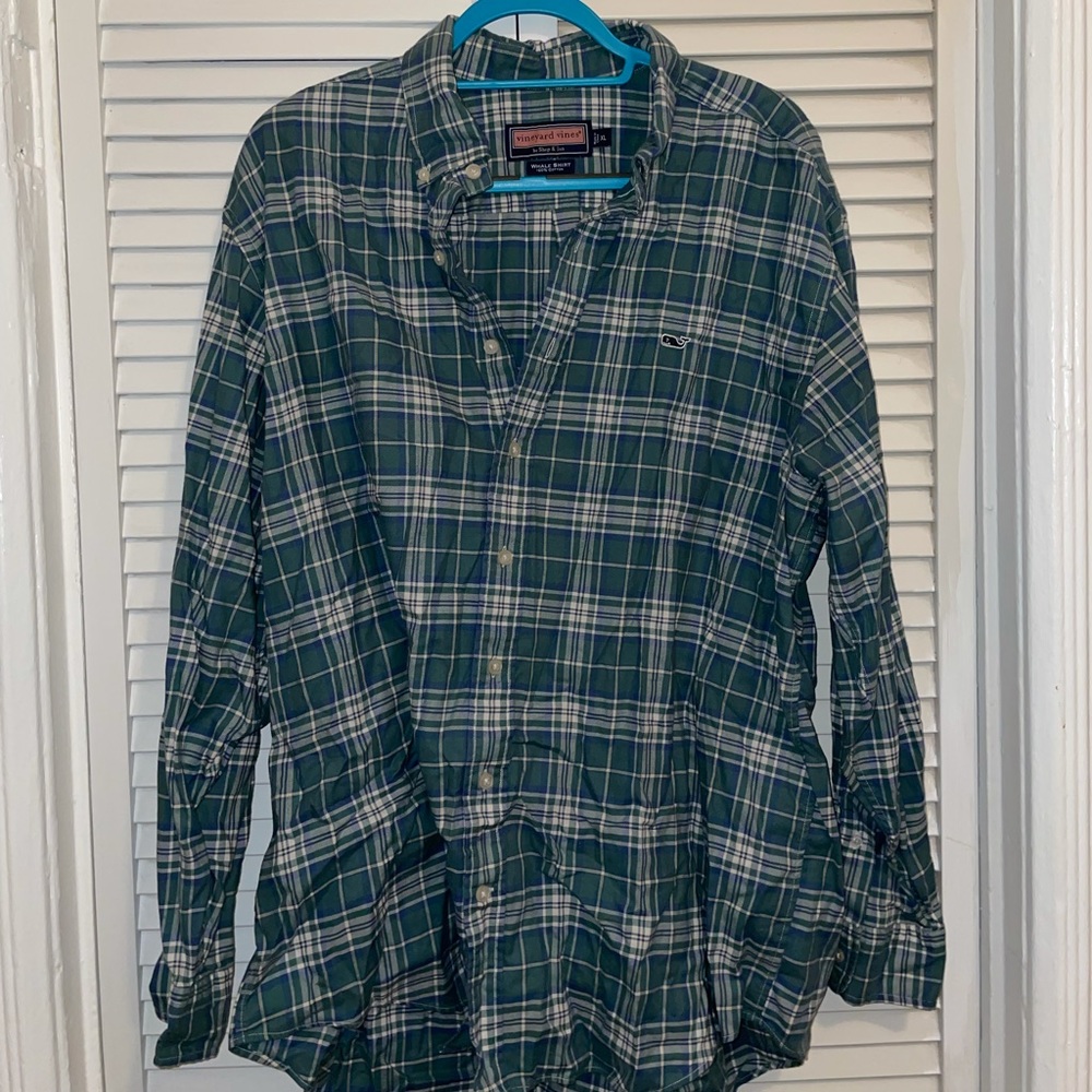 Vineyard Vines shirt - XL - whale shirt - green